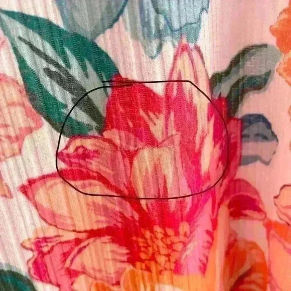 Time and Tru women’s Size Medium Colorful Swimsuit Coverup - Picture 5 of 6